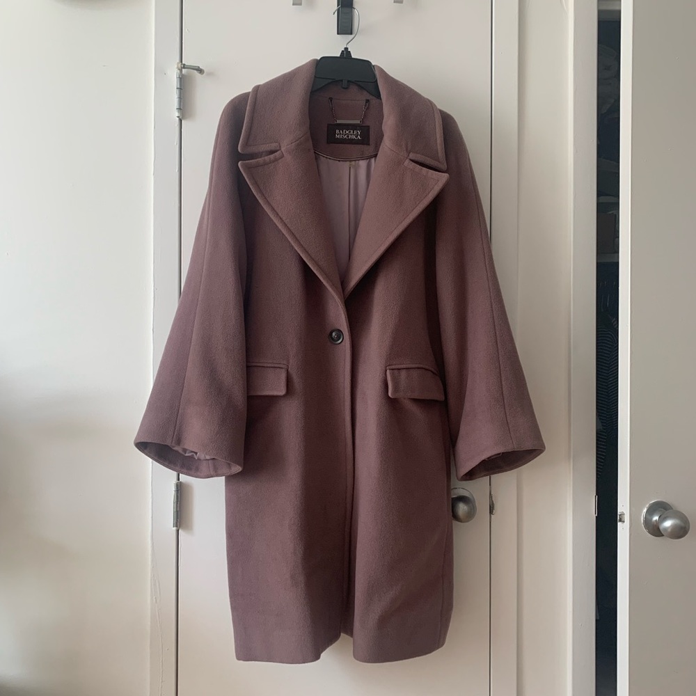 Badgley Mischka Lavender Coat